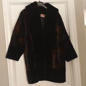 Faux Fur Ombre Coat Made in France